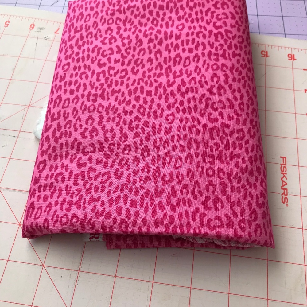 Pinky purrfect price drop! leopard fabric yard